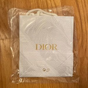 White authentic Dior Bag gift set